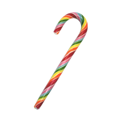Candy Booom Candy Canes Rainbow Kirsche