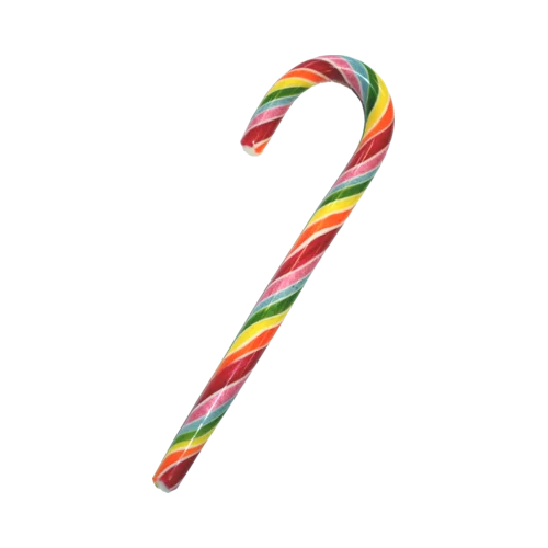 Candy Booom Candy Canes Rainbow Kirsche